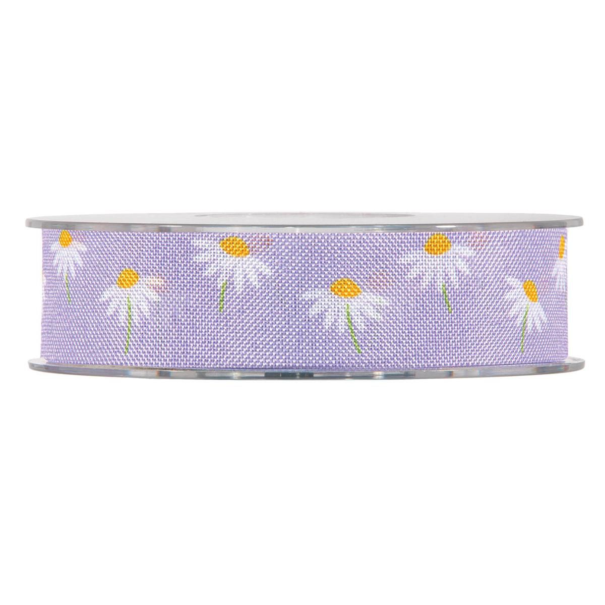 NASTRO CANVAS 25MM 20MT-MARGUERITE- LILLA