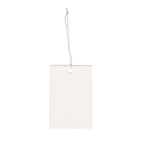 SET 48 TAGS CARTA C/FILO BIANCO 4X6 CM BIANCO SET 48 TAGS CARTA C/FILO BIANCO 4X6 CM BIANCO