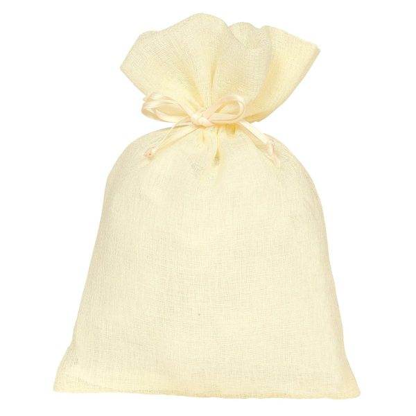 SACCHETTO GARZA COTONE PZ.10 9X12 CM -DELICATE- AVORIO SACCHETTO GARZA COTONE PZ.10 9X12 CM -DELICATE- AVORIO