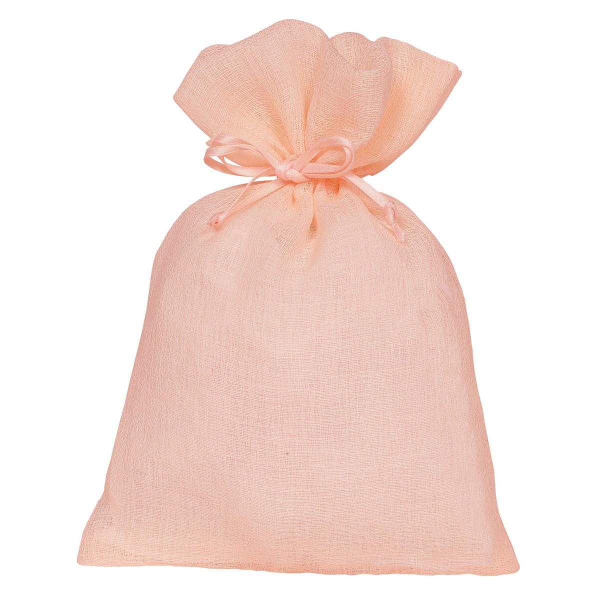 SACCHETTO GARZA COTONE PZ.10 9X12 CM -DELICATE- CIPRIA