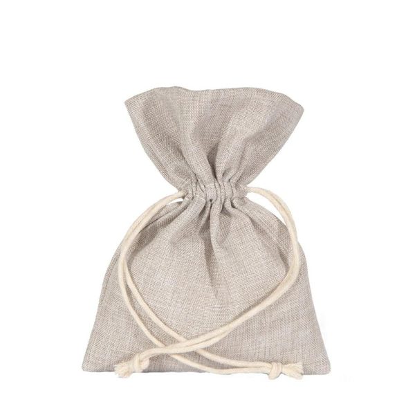 SACCHETTO COTONE PZ.10 10X14 CM -ANGELIQUE- GRIGIO SACCHETTO COTONE PZ.10 10X14 CM -ANGELIQUE- GRIGIO