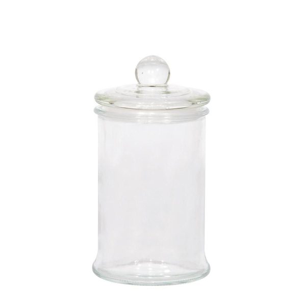 VASETTO VETRO C/TAPPO D.10 CM H.18 CM TRASPARENTE VASETTO VETRO C/TAPPO D.10 CM H.18 CM TRASPARENTE