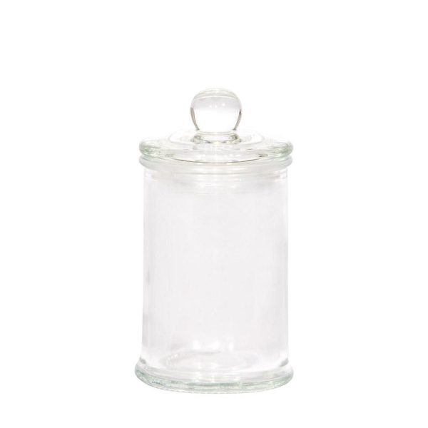 VASETTO VETRO C/TAPPO D.4,5 CM H.9 CM TRASPARENTE VASETTO VETRO C/TAPPO D.4,5 CM H.9 CM TRASPARENTE