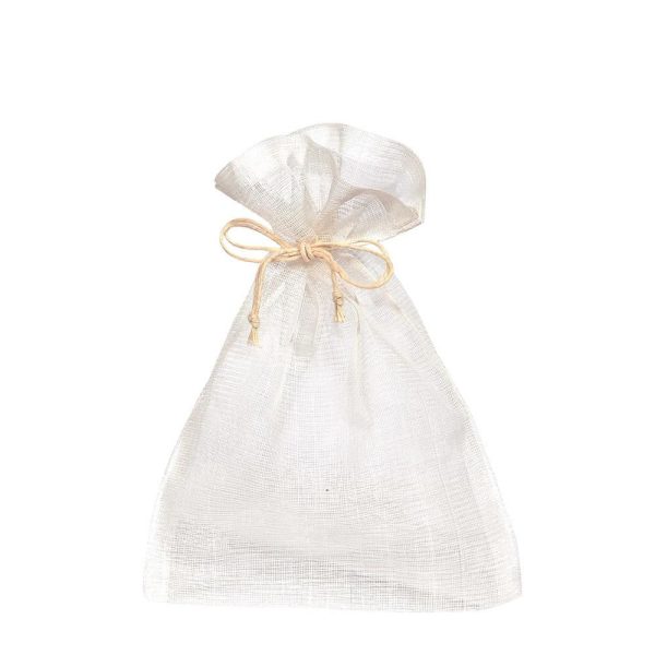 SACCHETTO GARZA COTONE PZ.10 17X24 CM BIANCO SACCHETTO GARZA COTONE PZ.10 17X24 CM BIANCO