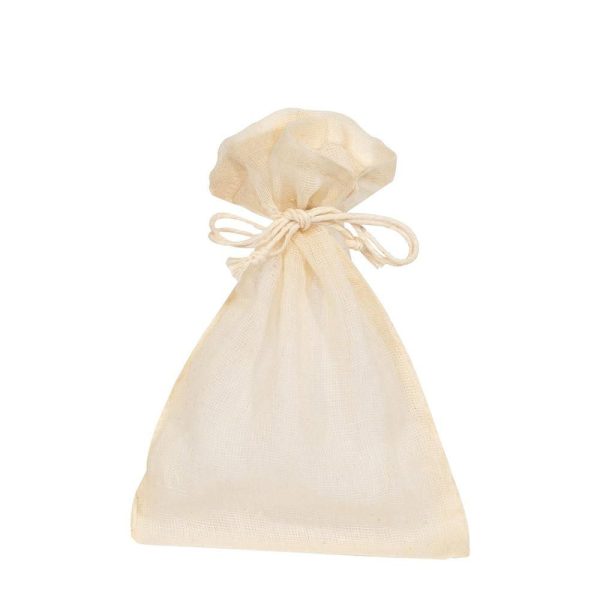 SACCHETTO GARZA COTONE PZ.10 9X12 CM NATURALE SACCHETTO GARZA COTONE PZ.10 9X12 CM NATURALE