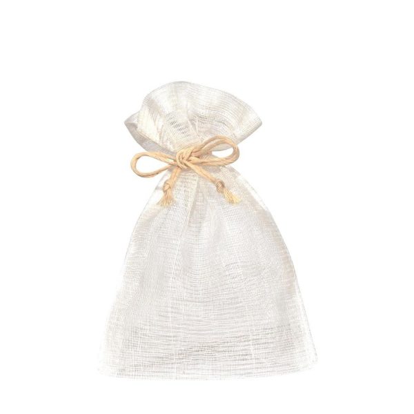 SACCHETTO GARZA COTONE PZ.10 9X12 CM BIANCO SACCHETTO GARZA COTONE PZ.10 9X12 CM BIANCO