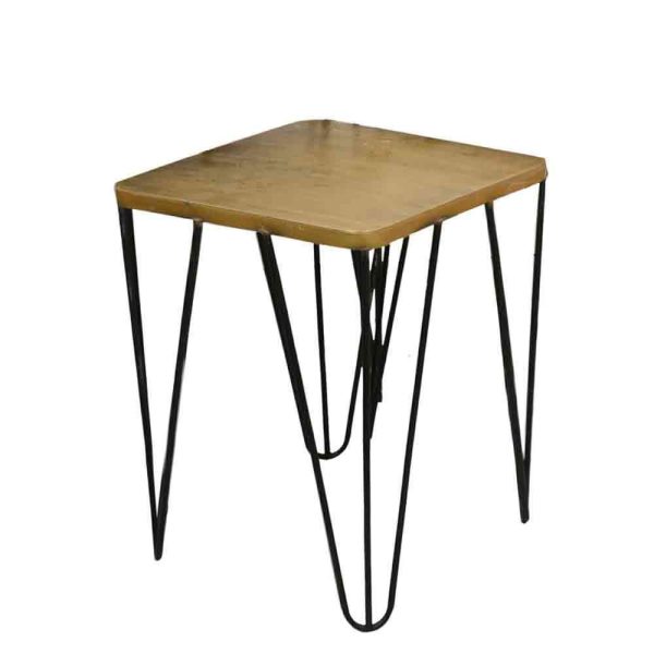 TAVOLO METALLO GRANDE 46X46X60 CM OTTONE/NERO TAVOLO METALLO GRANDE 46X46X60 CM OTTONE/NERO