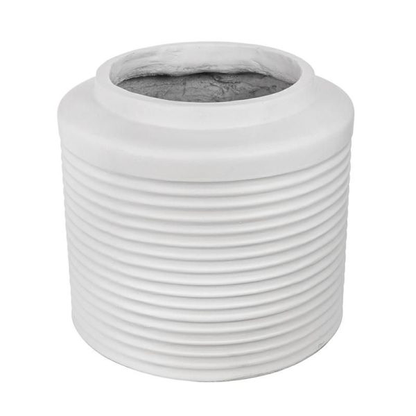 VASO CEMENTO D.47 CM H.43 CM BIANCO VASO CEMENTO D.47 CM H.43 CM BIANCO