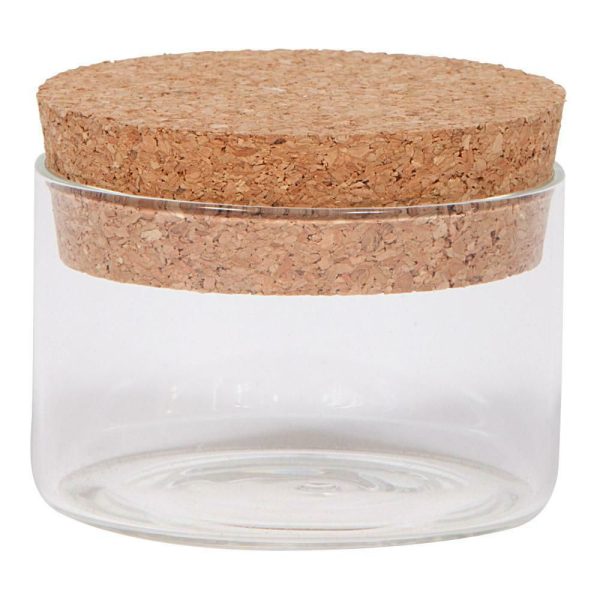 CILINDRO VETRO C/TAPPO SUGHERO D.8 CM H.5 CM CILINDRO VETRO C/TAPPO SUGHERO D.8 CM H.5 CM