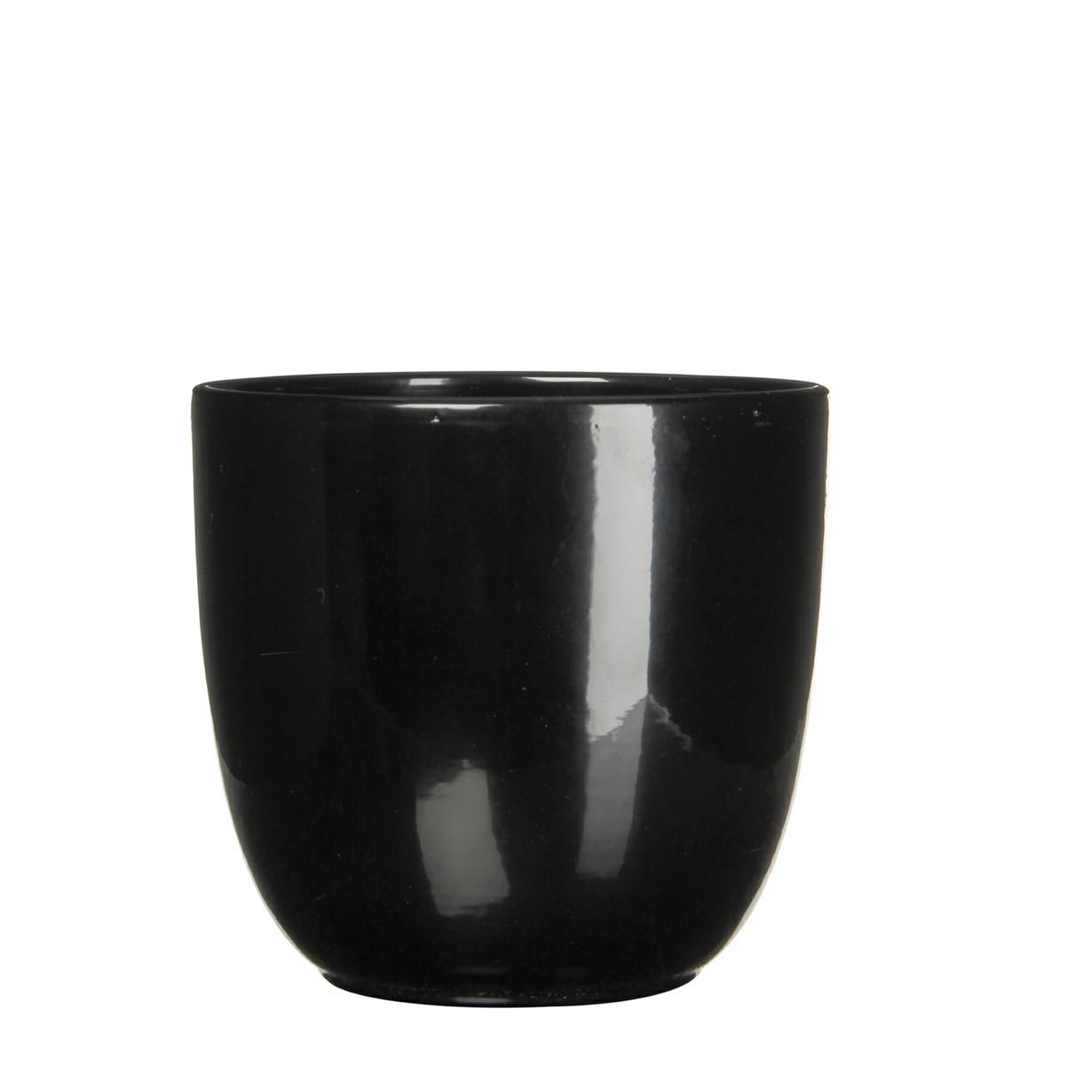 VASO CERAMICA TONDO D.25 CM H.23 CM -TUSCA- NERO MATT VASO CERAMICA TONDO D.25 CM H.23 CM -TUSCA- NERO MATT