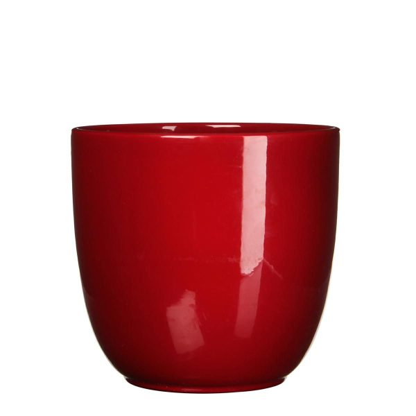 VASO CERAMICA TONDO D.28 CM H.25 CM -TUSCA- ROSSO VASO CERAMICA TONDO D.28 CM H.25 CM -TUSCA- ROSSO