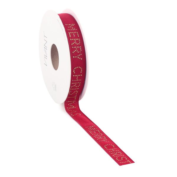 NASTRO TESSUTO 15MM 15MT -MC DELUXE- ROSSO/ORO NASTRO TESSUTO 15MM 15MT -MC DELUXE- ROSSO/ORO