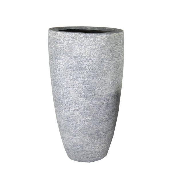 VASO ALTO CERAMICA D.56CM H.100 CM -UTAH- GRIGIO VASO ALTO CERAMICA D.56CM H.100 CM -UTAH- GRIGIO
