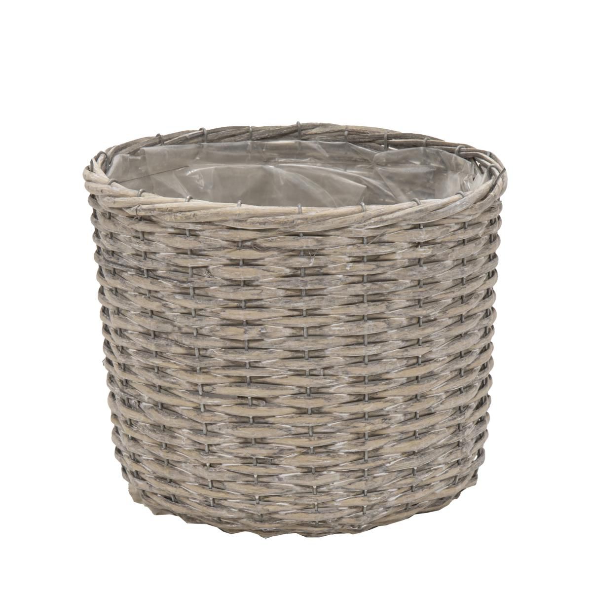 CESTO TONDO S/MANICI SENEGAL D.30 CM H.29 CM -BOIS- NATURALE CESTO TONDO S/MANICI SENEGAL D.30 CM H.29 CM -BOIS- NATURALE