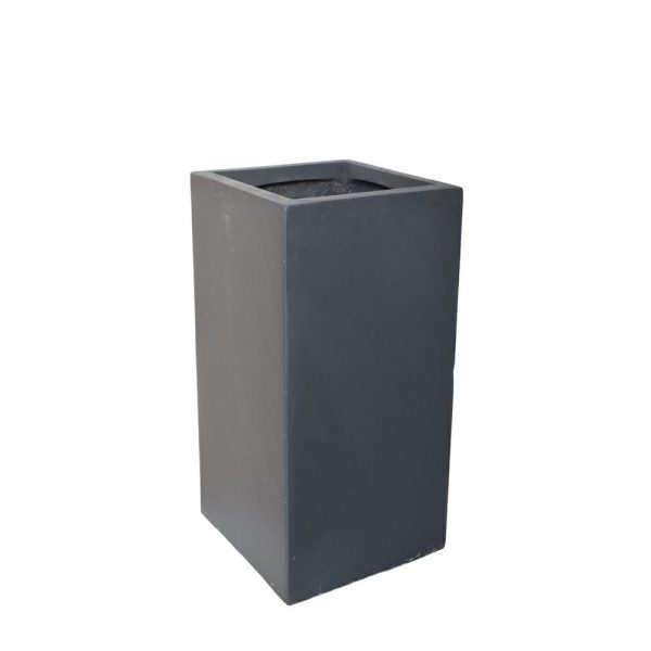 FIORIERA POLIRESINA 33X33 CM H.70 CM -CLAYFIBRE- PIOMBO FIORIERA POLIRESINA 33X33 CM H.70 CM -CLAYFIBRE- PIOMBO