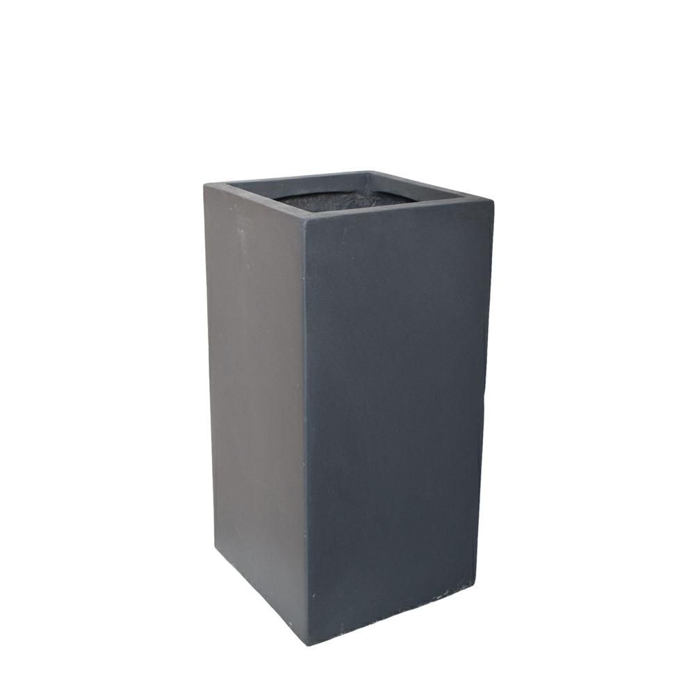 FIORIERA POLIRESINA 33X33 CM H.70 CM -CLAYFIBRE- PIOMBO FIORIERA POLIRESINA 33X33 CM H.70 CM -CLAYFIBRE- PIOMBO