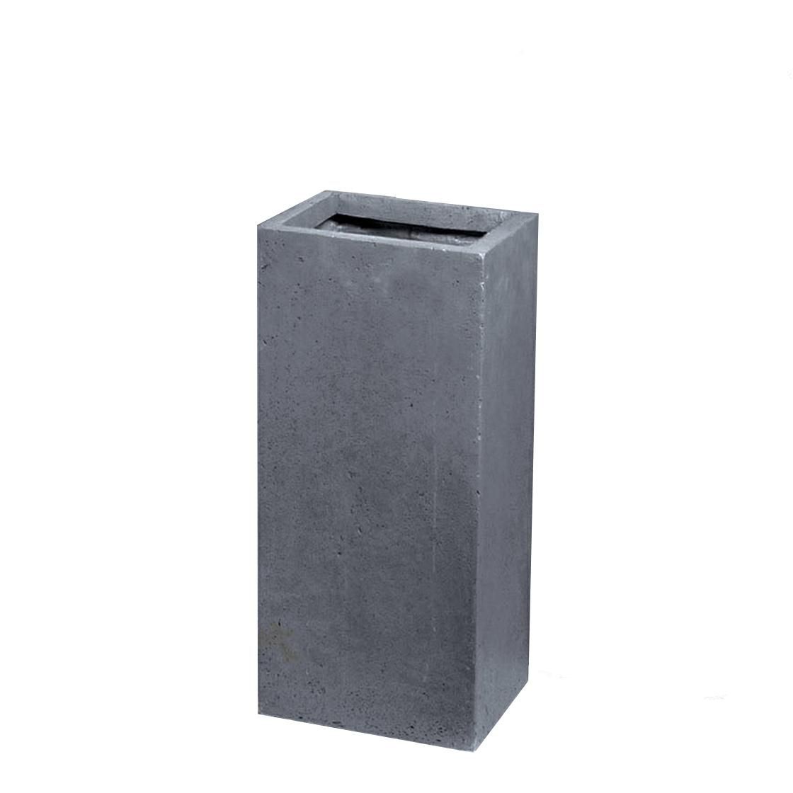 FIORIERA POLIRESINA 33X33 CM H.70 CM -CLAYFIBRE CUBIHI- GRIGIO FIORIERA POLIRESINA 33X33 CM H.70 CM -CLAYFIBRE CUBIHI- GRIGIO
