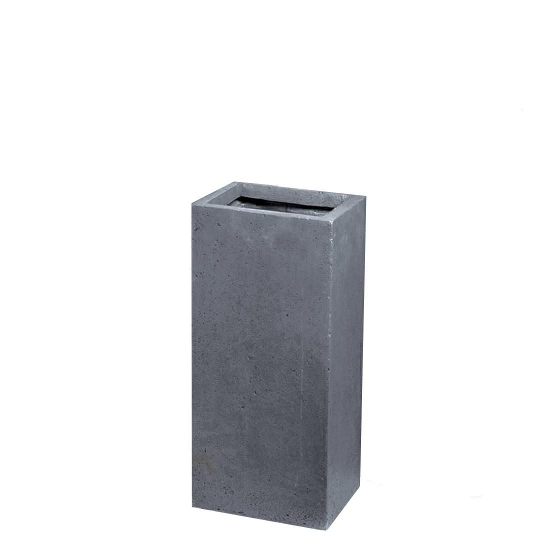 FIORIERA POLIRESINA 28X28CM H.60 CM -CLAYFIBRE CUBIHI- GRIGIO FIORIERA POLIRESINA 28X28CM H.60 CM -CLAYFIBRE CUBIHI- GRIGIO