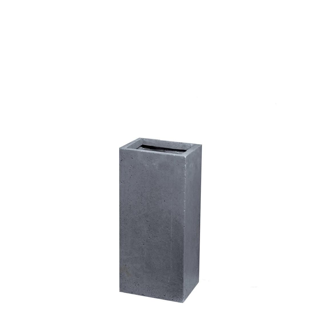 FIORIERA POLIRESINA 23X23 CM H.50 CM -CLAYFIBRE CUBIHI- GRIGIO FIORIERA POLIRESINA 23X23 CM H.50 CM -CLAYFIBRE CUBIHI- GRIGIO