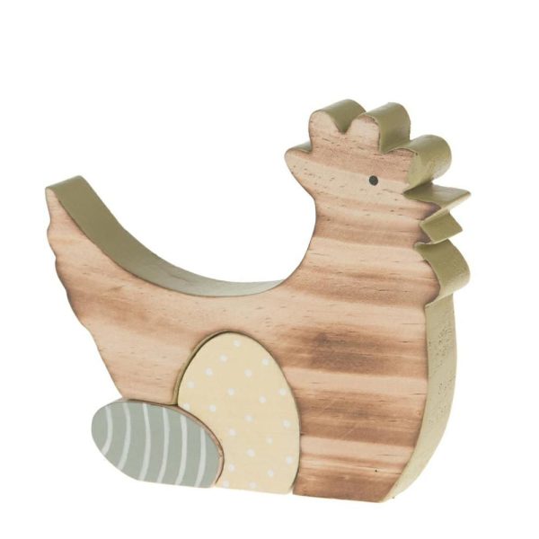 GALLINA LEGNO 15X12,5X2VERDE/GIALLO GALLINA LEGNO 15X12,5X2VERDE/GIALLO