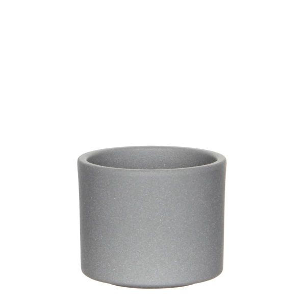 VASO CERAMICA TONDO D.10 CM H.9 CM -ERA- GRIGIO CHIARO VASO CERAMICA TONDO D.10 CM H.9 CM -ERA- GRIGIO CHIARO