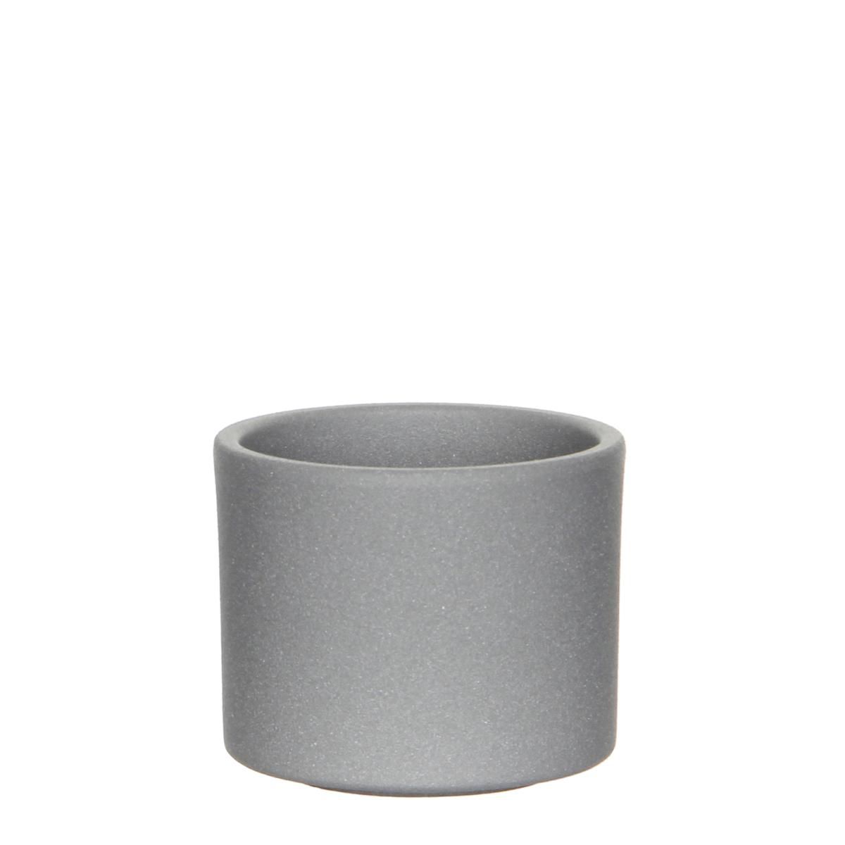 VASO CERAMICA TONDO D.10 CM H.9 CM -ERA- GRIGIO CHIARO VASO CERAMICA TONDO D.10 CM H.9 CM -ERA- GRIGIO CHIARO