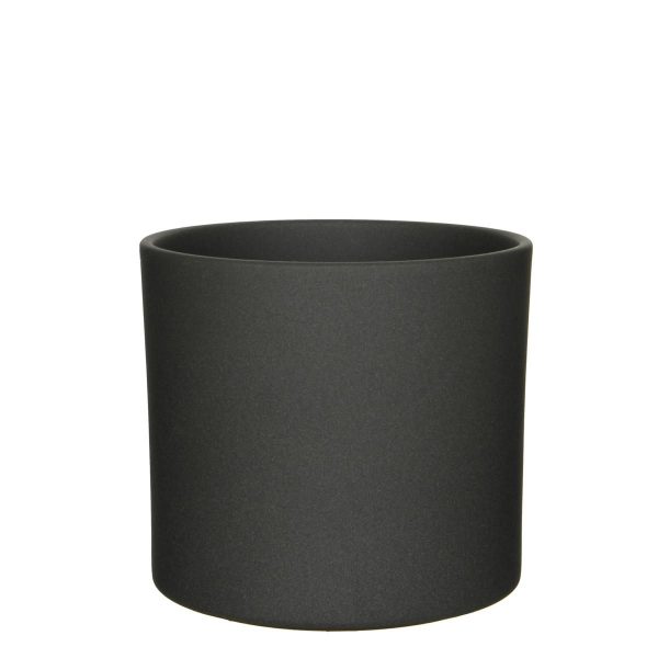 CASPO CERAMICA TONDO D.28 CM H.26 CM -ERA- ANTRACITE MATT CASPO CERAMICA TONDO D.28 CM H.26 CM -ERA- ANTRACITE MATT