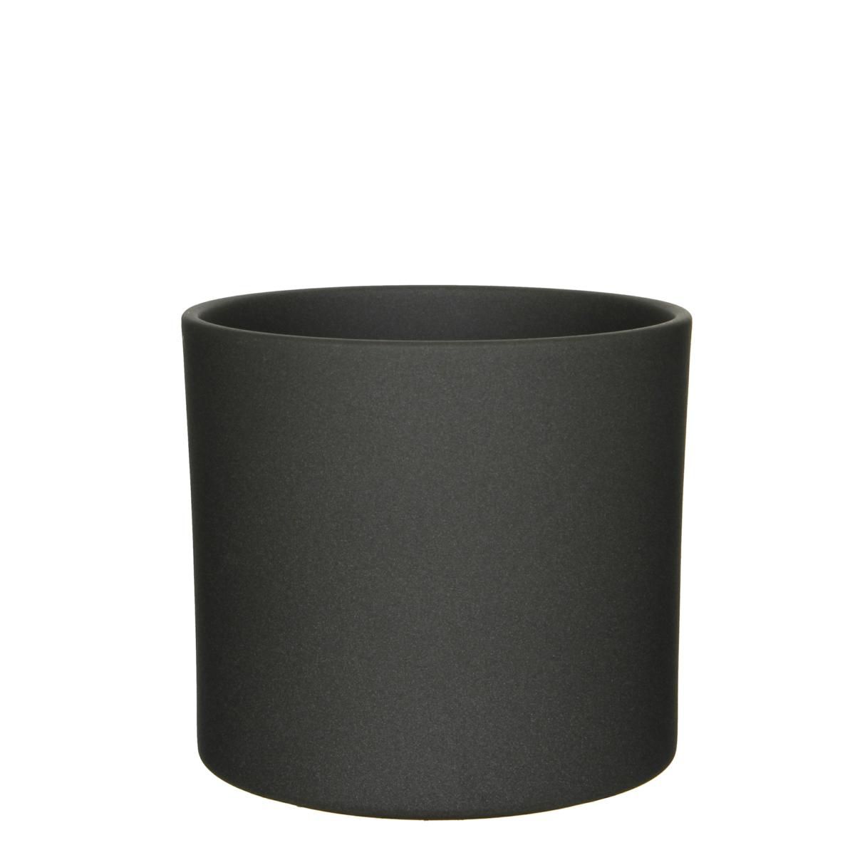 CASPO CERAMICA TONDO D.28 CM H.26 CM -ERA- ANTRACITE MATT