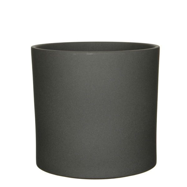 CASPO CERAMICA TONDO D.32,5 CM H.31 CM -ERA- ANTRACITE MATT CASPO CERAMICA TONDO D.32,5 CM H.31 CM -ERA- ANTRACITE MATT