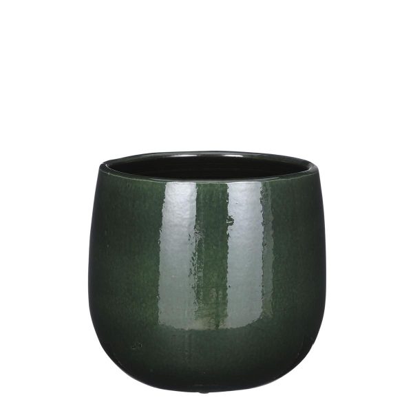 VASO CERAMICA D.21 CM H.19 CM -PABLO- VERDE VASO CERAMICA D.21 CM H.19 CM -PABLO- VERDE