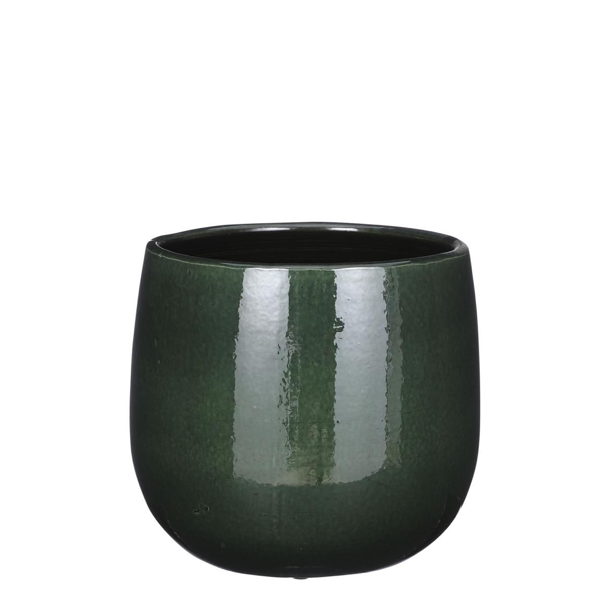 VASO CERAMICA D.21 CM H.19 CM -PABLO- VERDE VASO CERAMICA D.21 CM H.19 CM -PABLO- VERDE