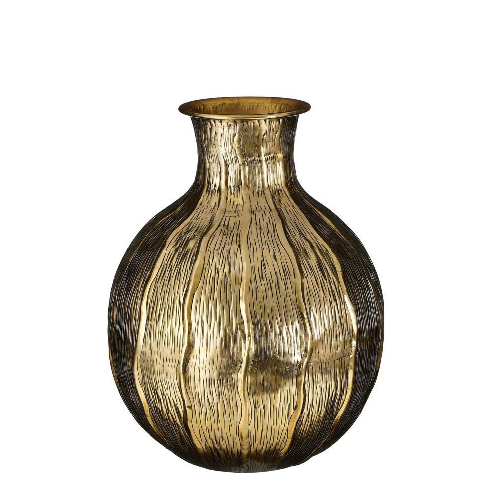 VASO METALLO D.40 CM H.50 CM -CEZAR- ORO VASO METALLO D.40 CM H.50 CM -CEZAR- ORO