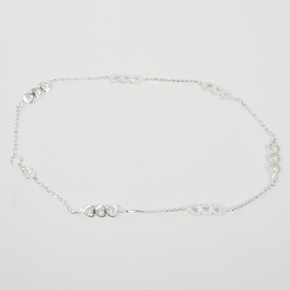 GHIRLANDA METALLO C/CUORICINI CM.55 GRIGIO GHIRLANDA METALLO C/CUORICINI CM.55 GRIGIO