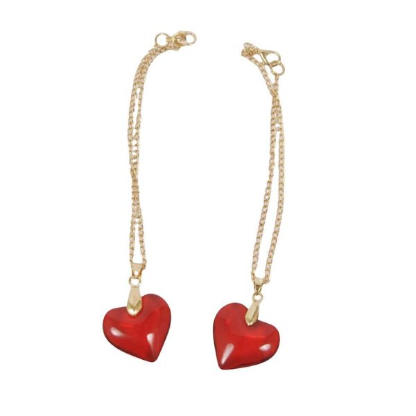 SET 2 CUORI METALLO D/APPEMDERE CM.2,5 ROSSO SET 2 CUORI METALLO D/APPEMDERE CM.2,5 ROSSO