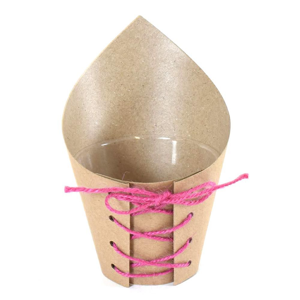 COPRIVASO CARTA D.5 CM H.7 CM CONF.PZ.12 NATURALE/FUCSIA COPRIVASO CARTA D.5 CM H.7 CM CONF.PZ.12 NATURALE/FUCSIA