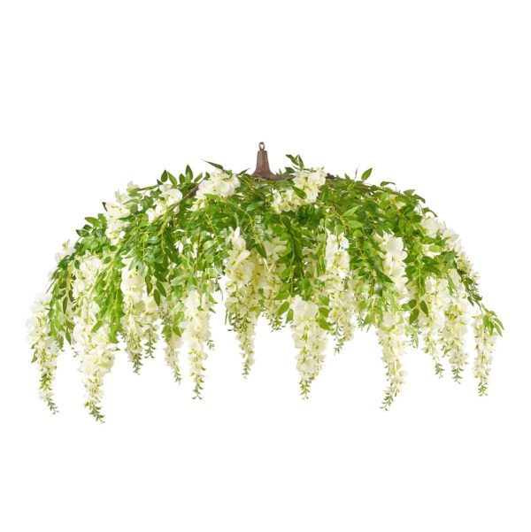 GLICINE CADENTE AD OMBRELLO CM.140 VERDE/BIANCO GLICINE CADENTE AD OMBRELLO CM.140 VERDE/BIANCO