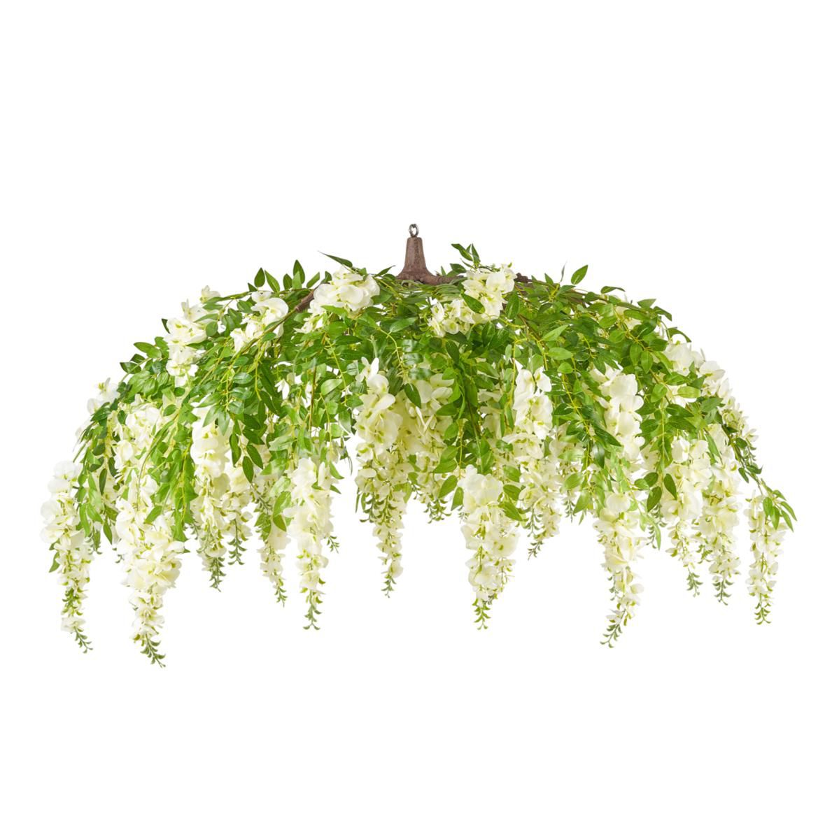 GLICINE CADENTE AD OMBRELLO CM.140 VERDE/BIANCO GLICINE CADENTE AD OMBRELLO CM.140 VERDE/BIANCO