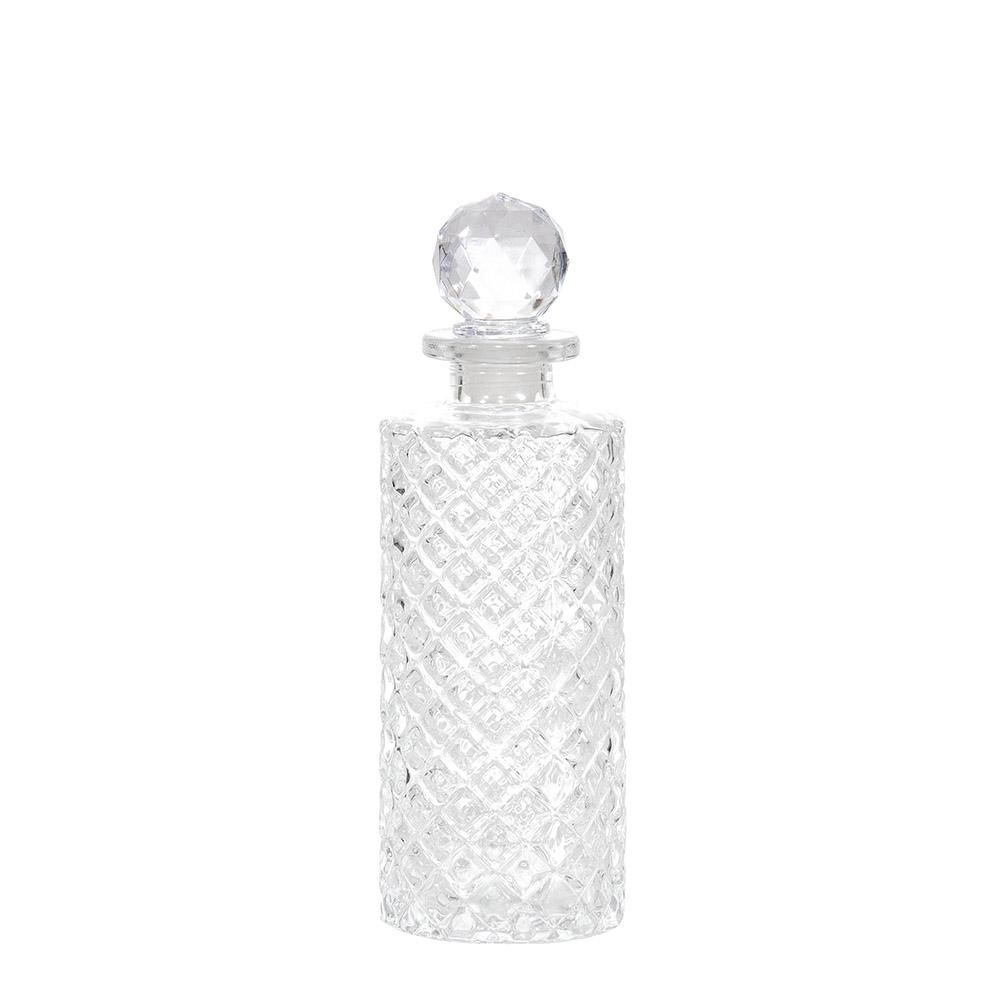 BOTTIGLIA VETRO C/TAPPOD.5,4 CM H.16,5 CM TRASPARENTE BOTTIGLIA VETRO C/TAPPOD.5,4 CM H.16,5 CM TRASPARENTE