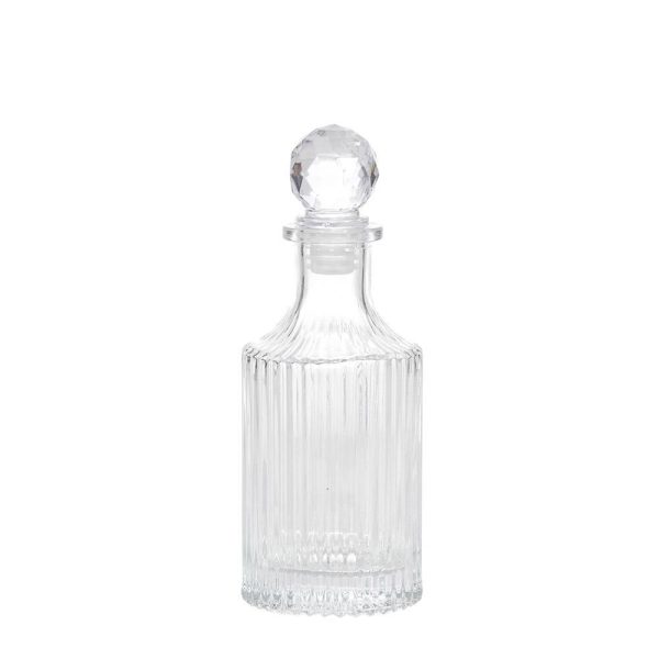 BOTTIGLIA VETRO C/TAPPOD.7 CM H.18,5 CM TRASPARENTE BOTTIGLIA VETRO C/TAPPOD.7 CM H.18,5 CM TRASPARENTE