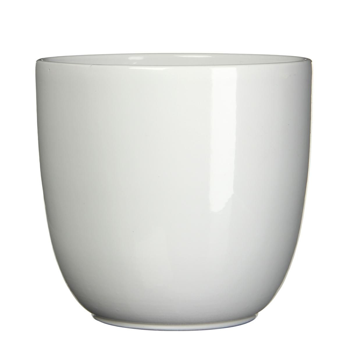 VASO CERAMICA TONDO D.35 CM H.31,5 CM -TUSCA- BIANCO VASO CERAMICA TONDO D.35 CM H.31,5 CM -TUSCA- BIANCO
