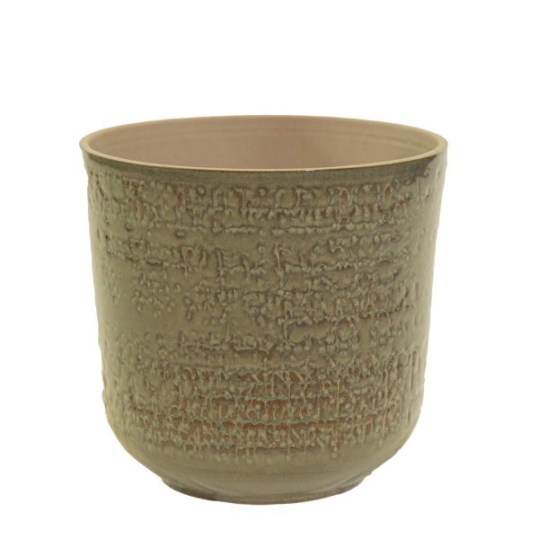 VASO TERRACOTTA D.20 H.18,50 CM -GRACA CUPLIN- VERDE VASO TERRACOTTA D.20 H.18,50 CM -GRACA CUPLIN- VERDE