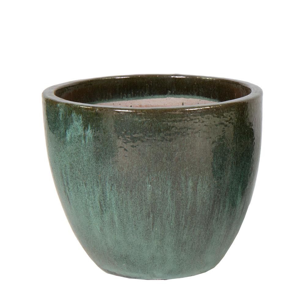 VASO CERAMICA D.48 CM H.41 CM -EGG- VERDE GIACCIO VASO CERAMICA D.48 CM H.41 CM -EGG- VERDE GIACCIO