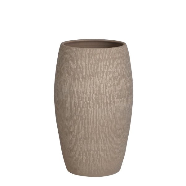 VASO CERAMICA D.30 CM H.50 CM -MORGAN- BEIGE VASO CERAMICA D.30 CM H.50 CM -MORGAN- BEIGE