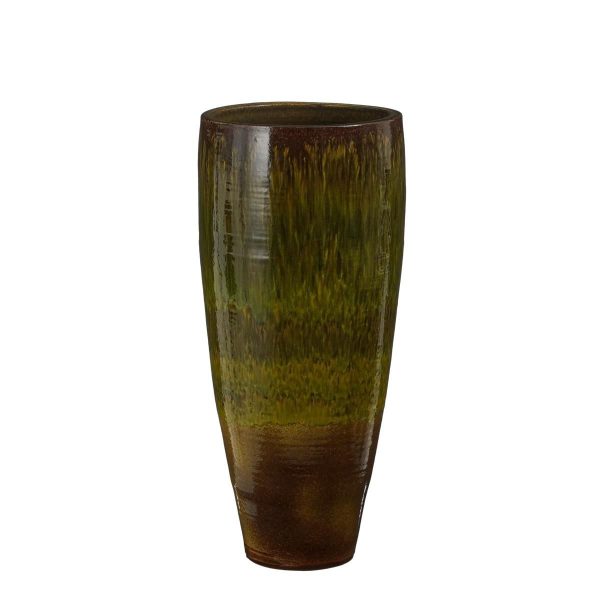 VASO CERAMICA D.33 CM H.70 CM -ABRUZZO- VERDE VASO CERAMICA D.33 CM H.70 CM -ABRUZZO- VERDE