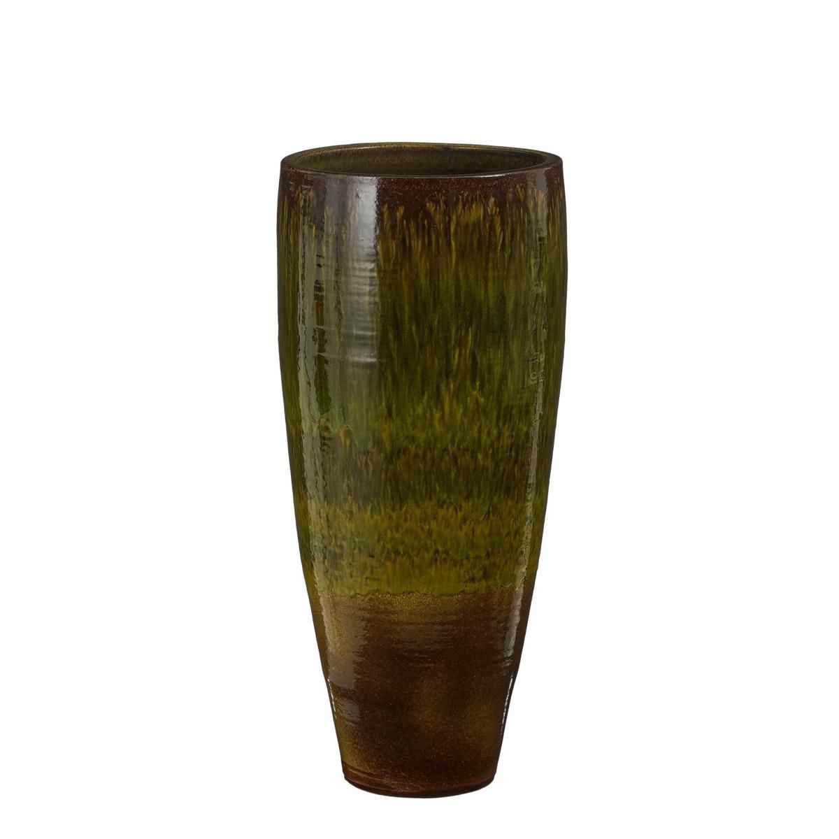 VASO CERAMICA D.33 CM H.70 CM -ABRUZZO- VERDE VASO CERAMICA D.33 CM H.70 CM -ABRUZZO- VERDE