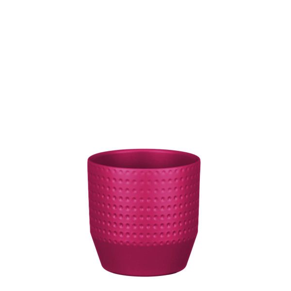 VASO CERAMICA TONDO D.13,5 CM H.13 CM -NOLA- FUCSIA VASO CERAMICA TONDO D.13,5 CM H.13 CM -NOLA- FUCSIA
