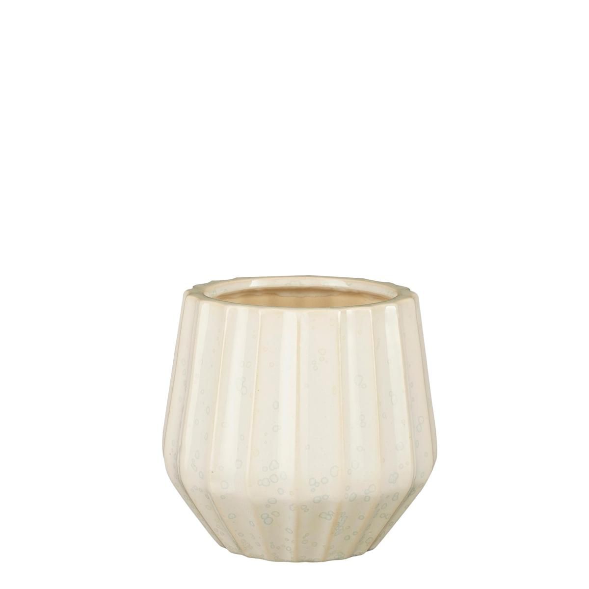 VASO CERAMICA TONDO D.25 CM H.22 CM -TWYLA- BIANCO VASO CERAMICA TONDO D.25 CM H.22 CM -TWYLA- BIANCO