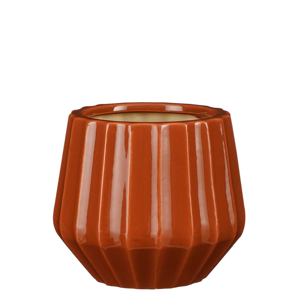 VASO CERAMICA TONDO D.33 CM H.31 CM -TWYLA- ARANCIO VASO CERAMICA TONDO D.33 CM H.31 CM -TWYLA- ARANCIO