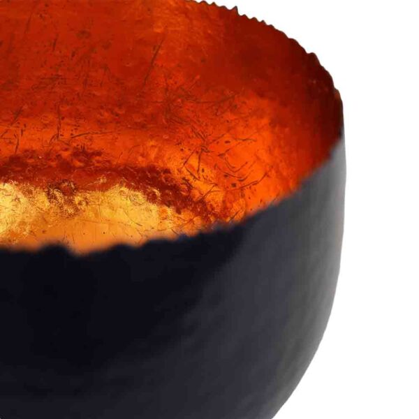 VASO METALLO TONDO D.20 CM RAME