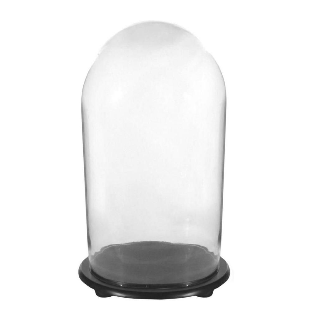 calotta-vetro-ovale-c-base-legno-22×29-cm-h-49-cm-trasparente